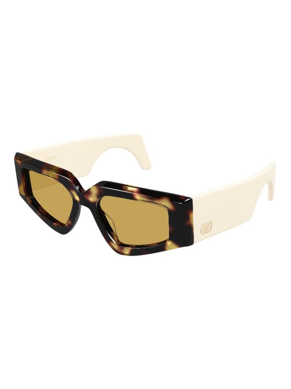 New Valentino Women's Sunglasses Havana Brown Lens Acetate Frame VG0006S 002 53